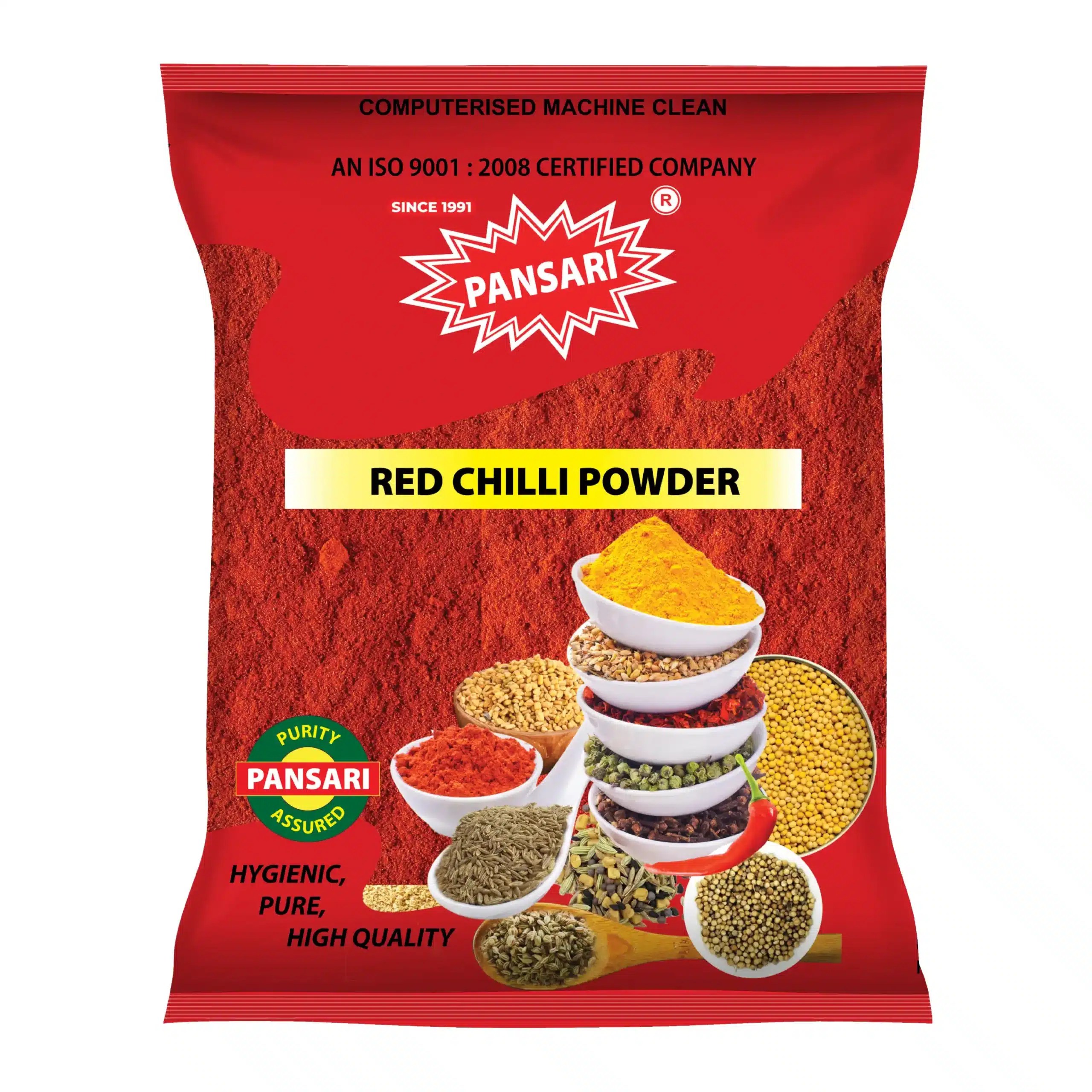 Pansari red chilli powder — chef-grade spices